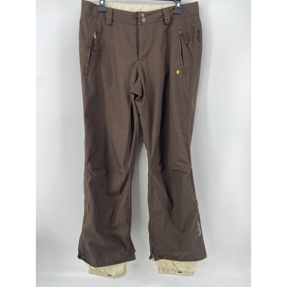 Burton Snowboard Pants Women Medium‎ Brown Pant Gorpcore Winter Ski Outdoor